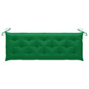 vidaXL tömör tíkfa rakásolható kerti pad párnával 159 cm