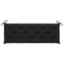 vidaXL tömör tíkfa rakásolható kerti pad párnával 159 cm