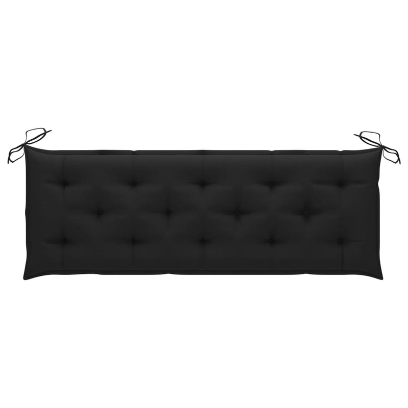 vidaXL tömör tíkfa rakásolható kerti pad párnával 159 cm