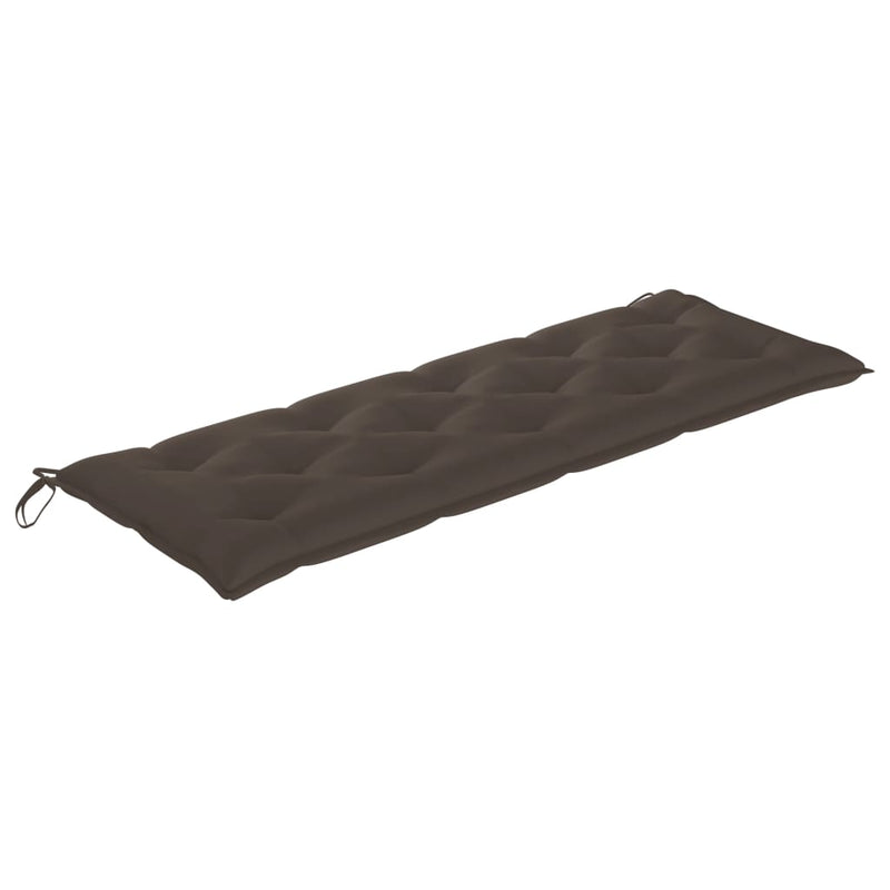 vidaXL tömör tíkfa rakásolható kerti pad párnával 159 cm