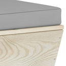 vidaXL impregnált lucfenyő kerti raklapzsámoly párnával