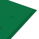 vidaXL tömör akácfa kerti pad párnával 120 cm