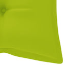 vidaXL tömör akácfa kerti pad párnával 120 cm