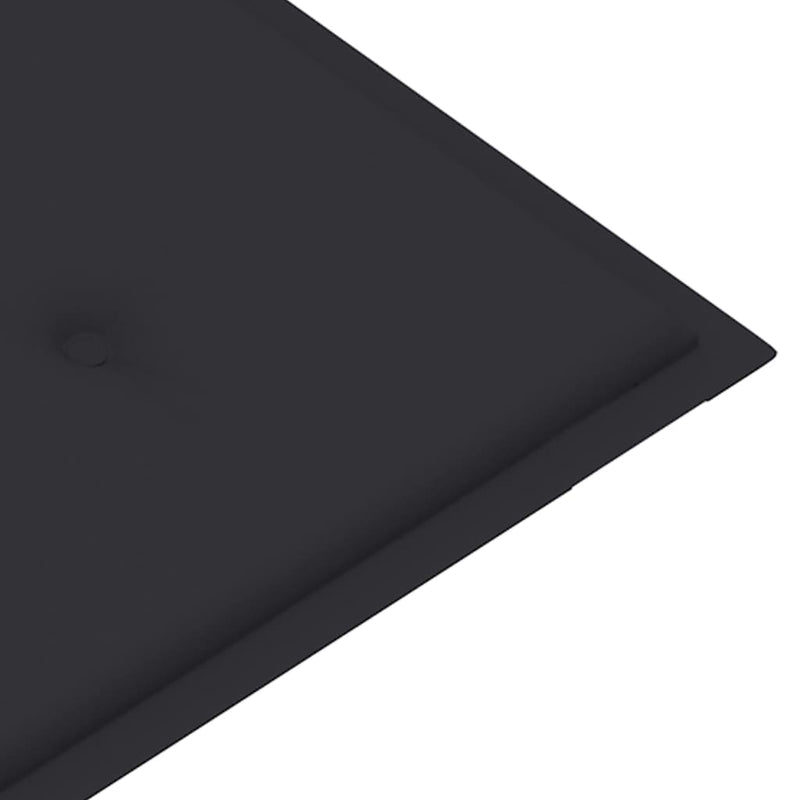 vidaXL összecsukható bambusz kerti pad párnával 118 cm