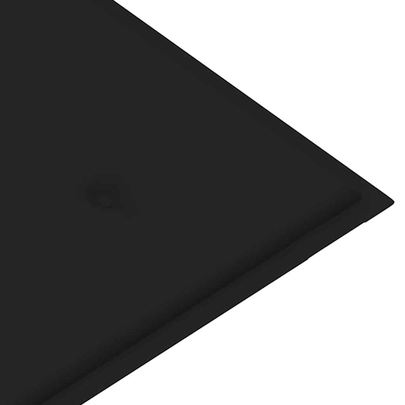 vidaXL összecsukható bambusz kerti pad párnával 118 cm