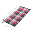 vidaXL összecsukható bambusz kerti pad párnával 118 cm