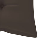 vidaXL összecsukható bambusz kerti pad párnával 118 cm