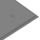 vidaXL bambusz kerti pad párnával 120 cm