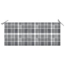 vidaXL bambusz kerti pad párnával 120 cm