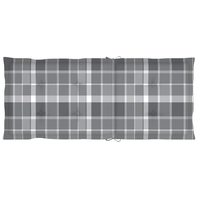 vidaXL bambusz hintaszék párnával