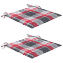 vidaXL 2 db összecsukható bambusz kerti szék párnával