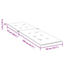 vidaXL tömör akácfa kültéri napozószék lábtartóval és párnával