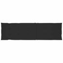 vidaXL tömör akácfa kültéri napozószék lábtartóval és párnával