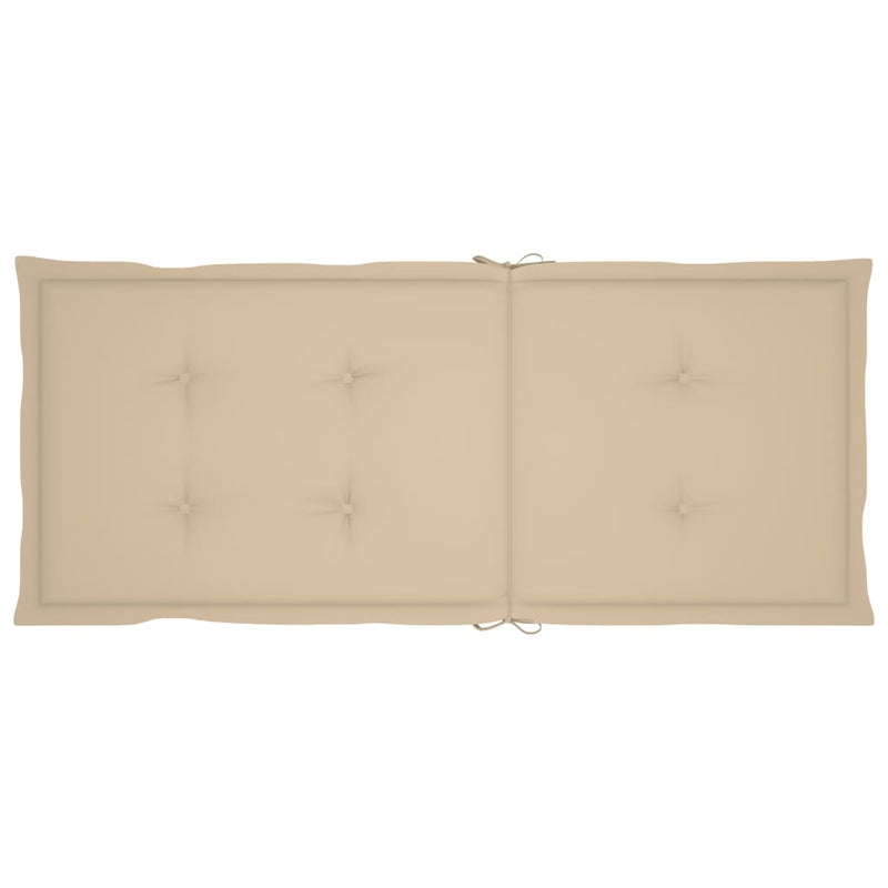 vidaXL 6 db összecsukható tömör akácfa kerti szék párnával