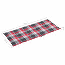 vidaXL 6 db-os összecsukható szék párnákkal, tömör akácfából