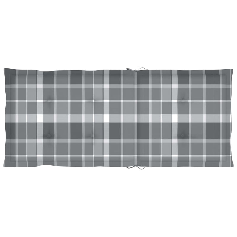 vidaXL 6 db összecsukható tömör akácfa kerti szék párnával