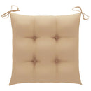 vidaXL 2 db tömör akácfa kültéri étkezőszék párnával