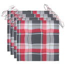 vidaXL 3 db tömör akácfa kültéri étkezőszék párnával