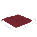 vidaXL 3 darab tömör akácfa kültéri étkezőszék párnával