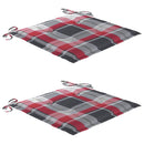 vidaXL 2 db összecsukható tömör akácfa kültéri szék párnával