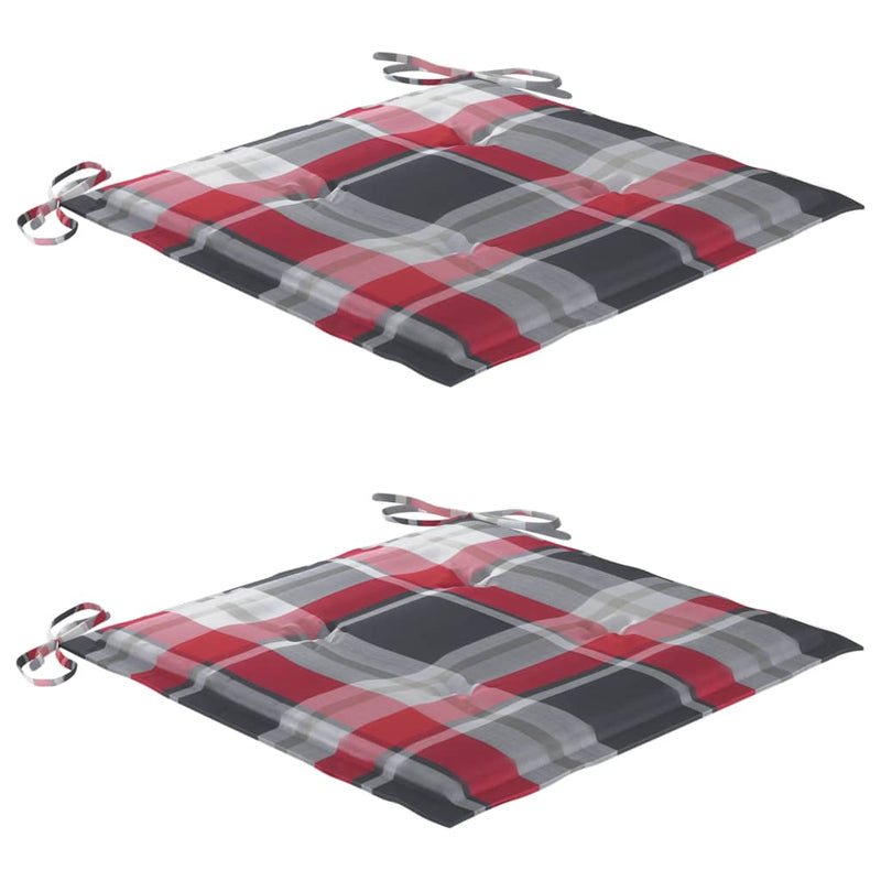 vidaXL 2 db összecsukható tömör akácfa kültéri szék párnával