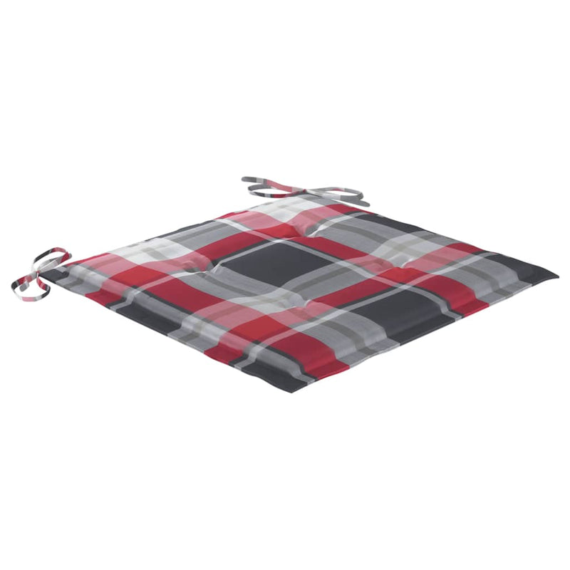 vidaXL 2 db összecsukható tömör akácfa kültéri szék párnával