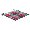 vidaXL 2 db összecsukható tömör akácfa kerti szék párnákkal