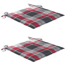 vidaXL 2 db összecsukható tömör akácfa kerti szék párnákkal