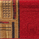 vidaXL 15 db piros öntapadó lépcsőszőnyeg 65x21x4 cm