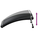 vidaXL 2 db ívelt napelemes medencefűtő panel 110 x 65 cm