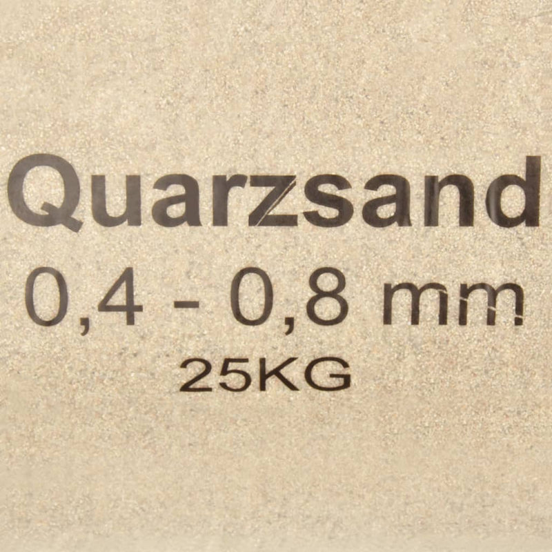 vidaXL szűrőhomok 25 kg 0,4-0,8 mm