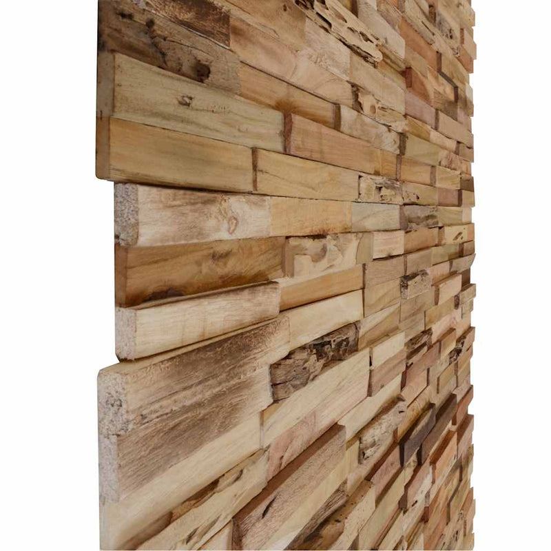 vidaXL 10 db újrahasznosított tíkfa falburkoló panel 1,03 m²
