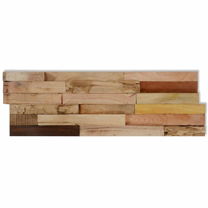 vidaXL 10 db újrahasznosított tíkfa falburkoló panel 1,03 m²