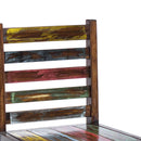 vidaXL 2 db tömör újrahasznosított fa étkezőszék