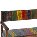 vidaXL 4 db tömör újrahasznosított fa étkezőszék