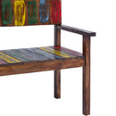 vidaXL 4 db tömör újrahasznosított fa étkezőszék