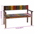 vidaXL 4 db tömör újrahasznosított fa étkezőszék