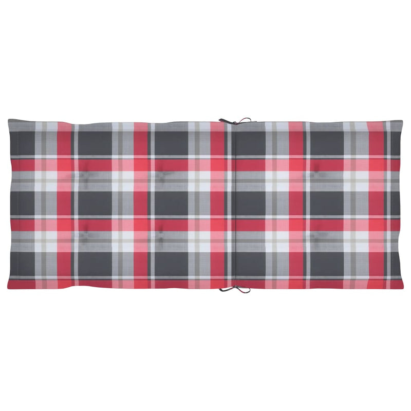 vidaXL 4 db dönthető tömör akácfa kerti szék párnával