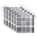 vidaXL 6 db összecsukható tömör akácfa kültéri szék párnákkal