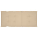 vidaXL 6 db tömör tíkfa kerti szék bézs párnákkal