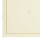 vidaXL 6 db tömör tíkfa kerti szék krémszínű párnákkal