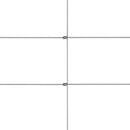 vidaXL ezüstszínű horganyzott acél kerti kerítés 50 x 1,6 m