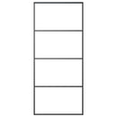 vidaXL fekete alumínium és ESG üveg tolóajtó 90 x 205 cm