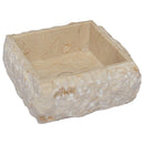 vidaXL krémszínű márvány mosdókagyló 30 x 30 x 13 cm