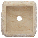 vidaXL krémszínű márvány mosdókagyló 30 x 30 x 13 cm