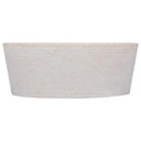 vidaXL krémszínű márvány mosdókagyló Ø40 x 15 cm