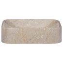 vidaXL szürke márvány mosdókagyló 40 x 40 x 10 cm