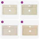 vidaXL krémszínű márvány falra szerelhető mosdókagyló 38 x 24 x 6,5 cm