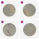 vidaXL szürke márvány asztallap Ø40 x 2,5 cm