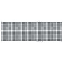 vidaXL impregnált fenyőfa kétszemélyes napozóágy párnákkal